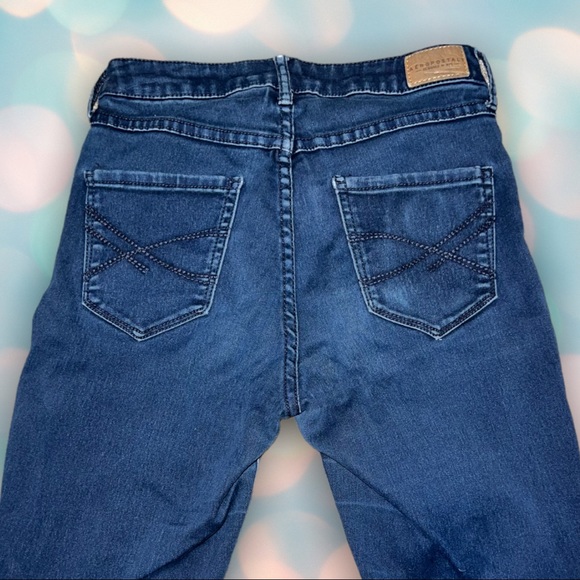 Aeropostale Women’s High Waisted Denim Jeggings Skinny Jeans Size 2 - Picture 5 of 7